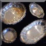 S07. Silverplate dishes. 